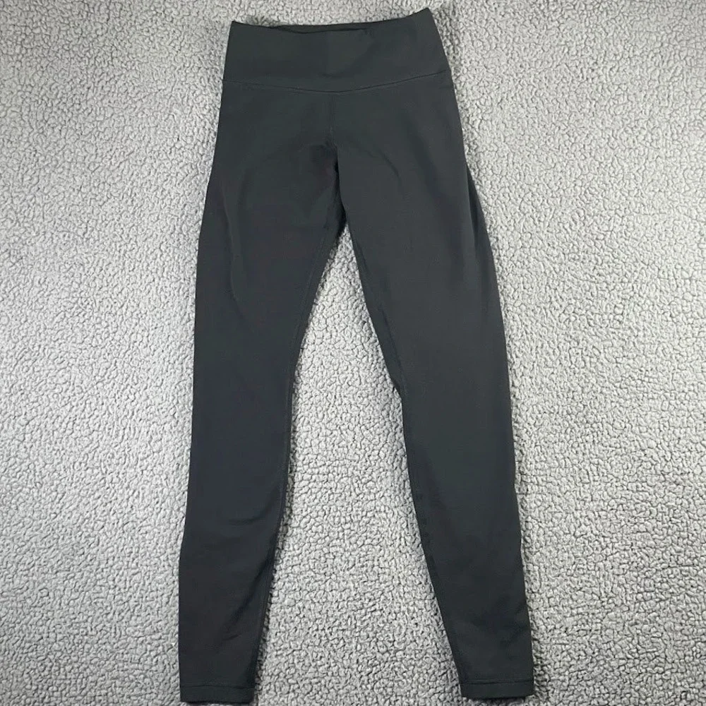 Lululemon Wunder Under High Rise Leggings Size 10 Black Luxtreme
